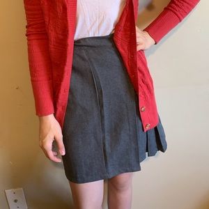 French Toast Skirt Grey
